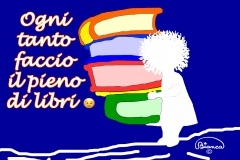 Pieno di libri